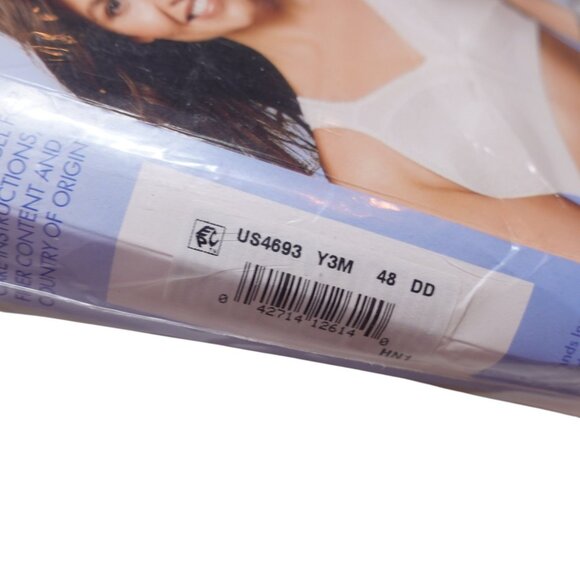 NIP Playtex 18 Hour Ultimate Shoulder Comfort Wireless Bra Sz 48DD Beige 4693 - Picture 5 of 9